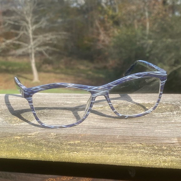 Morel France Koali glasses frames 54[]15 135 black gray Cat eye eyeglasses frame - Picture 13 of 14